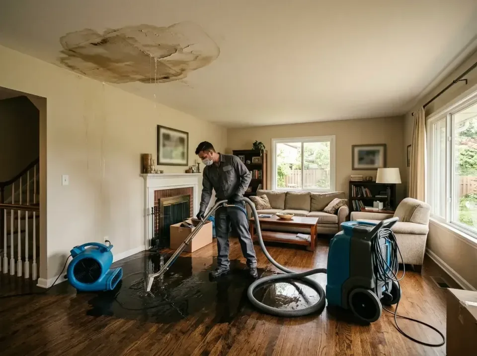 attic-pipe-burst-ceiling-drip-008 — frequently asked questions, Water Damage Restoration & Carpet Care in Johnsburg, IL